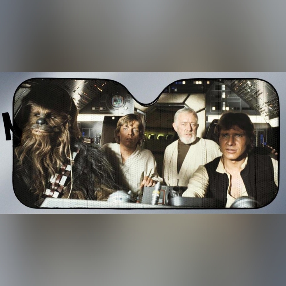 Star Wars 58” x 27.5” Universal Fit Accordion Auto Sun Shade